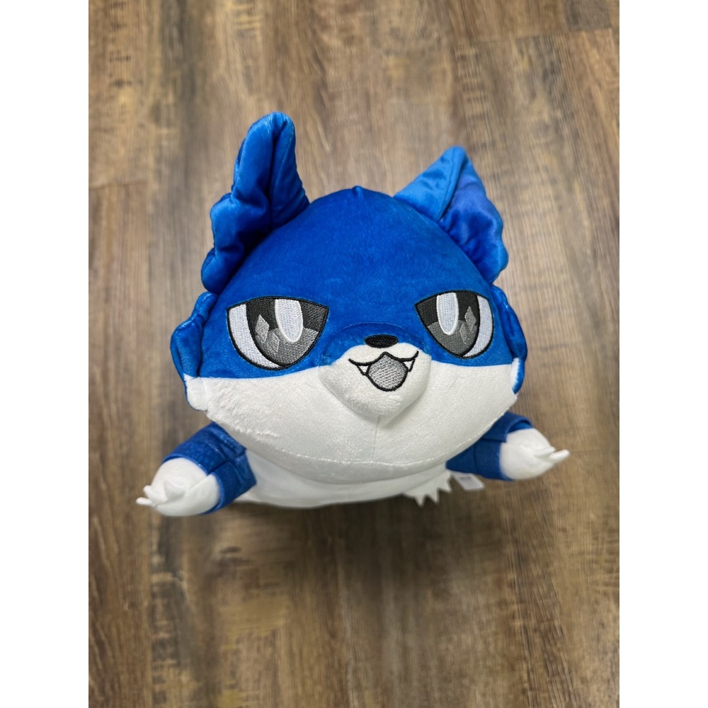 Aphmau MeeMeows Blue Mystery Cat Wolf Plush Stuffed Animal Shimmer Hoodie 11"